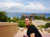 Gelle Ritchie - admiring the view of the Indian Ocean